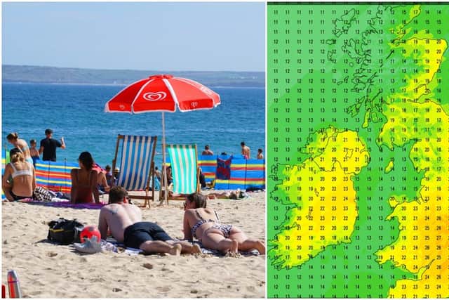 The coming days could see Brits bask in the sun as temperatures surge in some areas (Credit: Getty/The Weather Outlook)