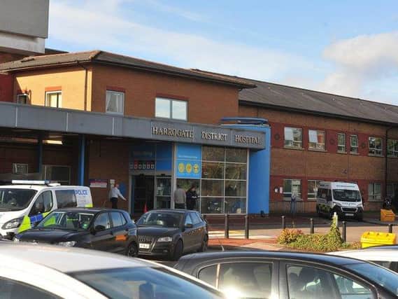 The assault took place at Harrogate District Hospital
