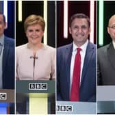 The five party leaders clashed during Election Scotland 2021: Leaders' Debate at Edinburgh's Corn Exchange (PA/BBC)