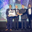 Pasha Khandaker MBE, Honour Awards recipient M A Munim OBE, Lord Karan Billimoria and BCA President Oli Khan MBE