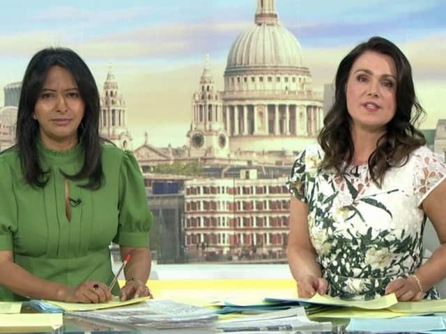 Ranvir Singh and Susanna Reid on GMB (ITV)