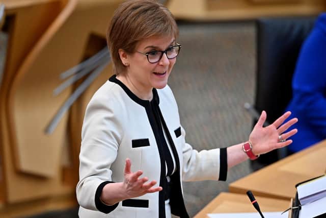 Nicola Sturgeon will address the public during her latest Covid lockdown statement (Getty Images)