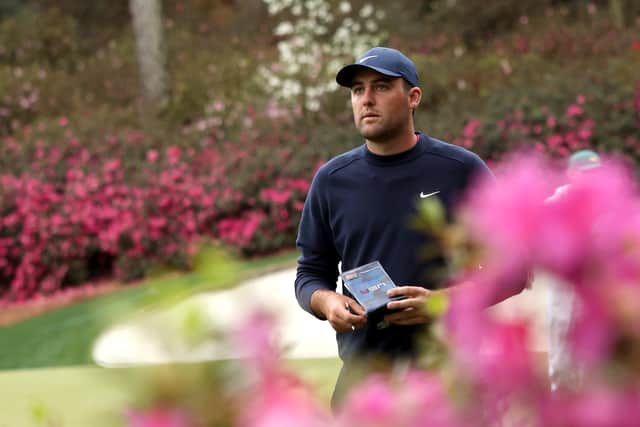 Scottie Scheffler leads the way at the 2022 Masters on eight-under-par     Picture: Gregory Shamus/Getty Images