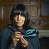 Claudia Winkleman returns one final time this series, as the finale of "The Traitors" season two takes place this evening (Credit: BBC)