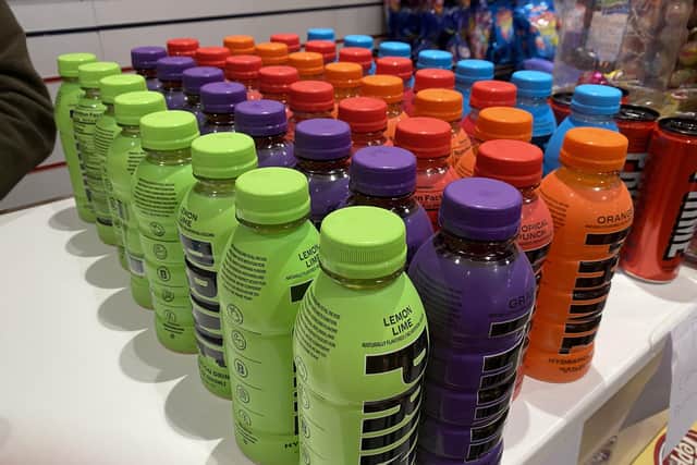 Prime, sold in luridly coloured plastic bottles, has sparked a sales rampage in the few shops that stock the drink in the UK