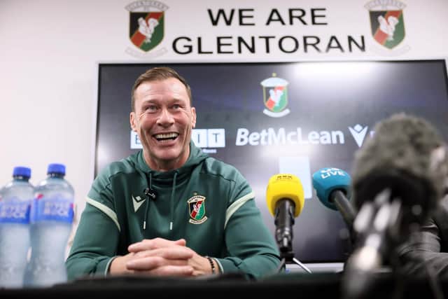 Duncan Ferguson will take charge of his first match as Glentoran manager against Coleraine on Friday night. (Photo by Stephen Davison/Pacemaker Press)
