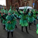 Participants in Derry’s St Patrick’s Day parade. Photo: George Sweeney. DER2311GS – 62