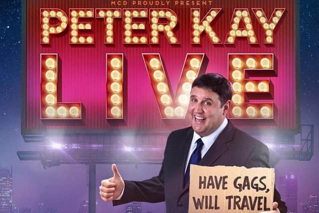 Peter Kay is travelling to 12 different cities on his new live tour