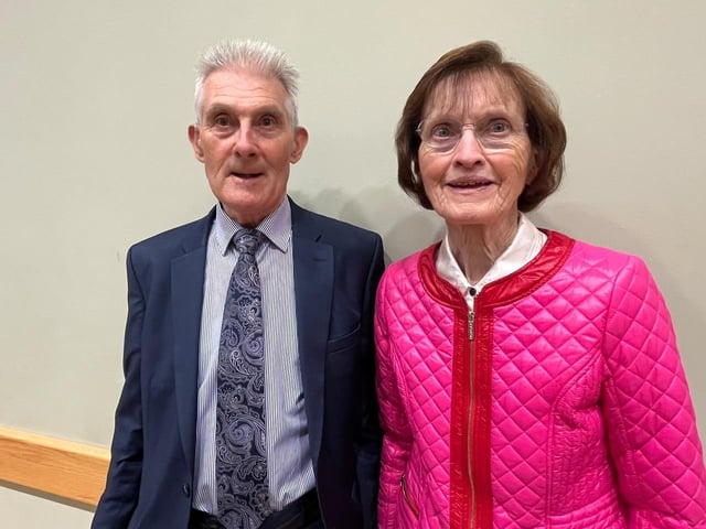 Mr Albert and Mrs Hilary Colbert enjoyed celebrating Clonaneese CE’s Diamond Anniversary where Hilary gave an overview of the history of the organisation.