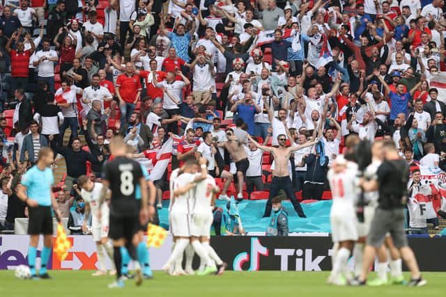 Sweet Caroline was sung by the Wembley Stadium crowd after England's Euro 2020 last 16 win over Germany. (Pic: Getty)