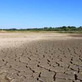 The west scrape at Potteric Carr, Yorkshire, dried up due to climate change and more extreme weather such as drought.