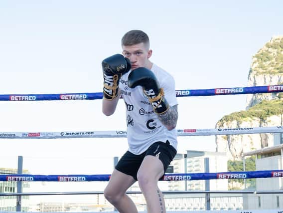 Hatton has been preparing for his debut ahead of Saturday's event (Picture: Dave Thompson/Matchroom Boxing)