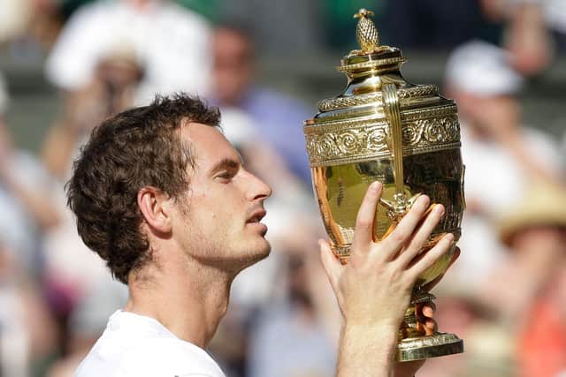 Andy Murray became the first British tennis player in 77 years to win the men's singles championship at Wimbledon in 2012. (Pic: Getty)