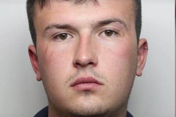 Jake Saxon, aged 23, has been jailed for 12 months.
