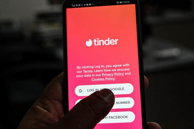 Dating app users can now display a vaccination badge on their dating profiles (AFP via Getty Images)