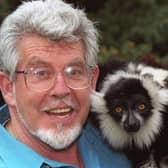 Rolf Harris and a lemur at London Zoo for the launch of Rolf's Amazing World of Animals. Picture: Peter Jordan/PA Wire