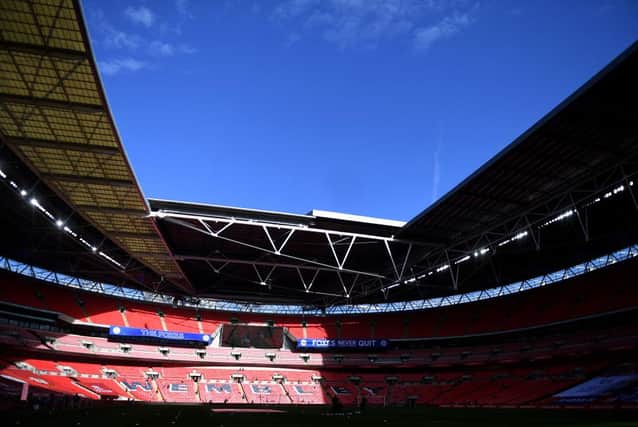 Wembley Stadium. (Photo by Neil Hall - Pool/Getty Images)