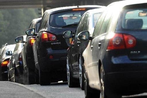 Traffic has been queuing on the A27 in Portsmouth this morning