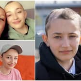 Ella’s parents, Shaun and Joanne, called on the school to allow the Year 9 pupil to wear a baseball cap and hoodie during the school day (SWNS)
