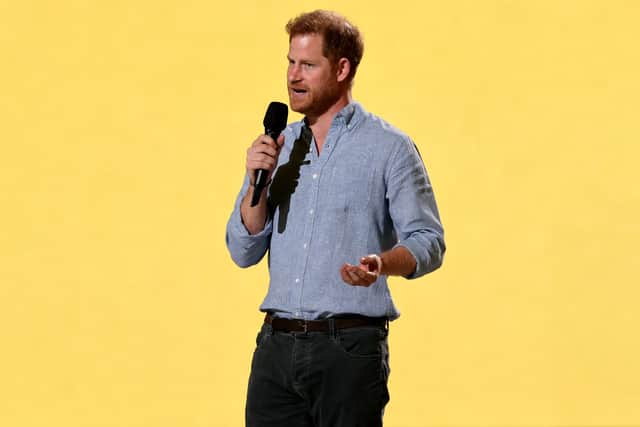Prince Harry sparked anger from some Americans after he made comments about the First Amendment (Getty Images)