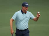 Justin Rose shot a level-par 72 on day two at The Masters.  Picture: Kevin C. Cox/Getty Images