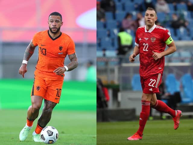 Memphis Depay and Artem Dzyuba have both been in exceptional form for their countries (Getty Images)