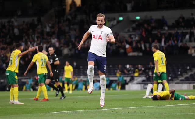 Harry Kane. (Photo by Catherine Ivill/Getty Images)