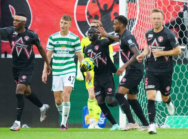 Midtjylland defeated Celtic 2-1 in their second-leg encounter after a 1-1 draw at Celtic Park. Picture: SNS