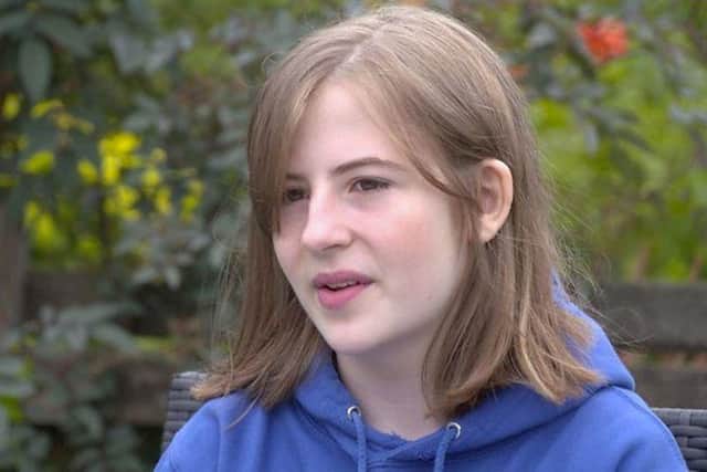 A teenage girl suffering from ‘Covid Toes’ has been left barely able to walk (Photo: BBC)
