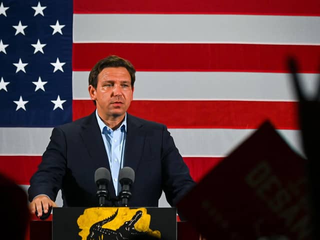 Florida governor Ron DeSantis is seen by many as a rival to Donald Trump for the Republican presidential nomination. Picture: Eva Marie Uzcategui/Getty