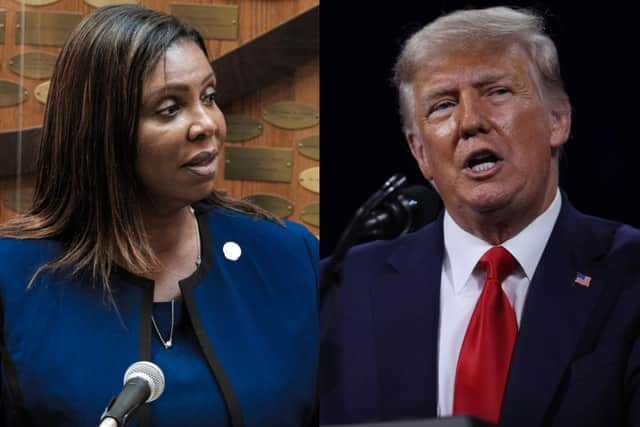Ms James has accused Trump's company of covering up wrongful financial dealings (Picture: Getty Images)