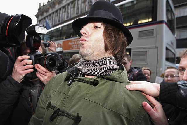 Liam Gallagher at the 2011 opening of Pretty Green's Glasgow store (Photo: Jeff J Mitchell/Getty Images)