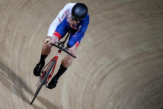 Jaco Van Gass strikes gold for Great Britain at the Paralympics 2021. (Pic: Getty)