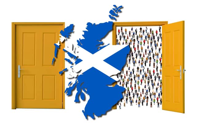 Are people in Scotland welcoming of immigrants? (Graphic: Kim Mogg/JPI Media)