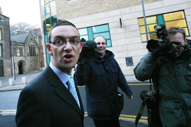 Colin Norris outside Newcastle Crown Court in 2008.