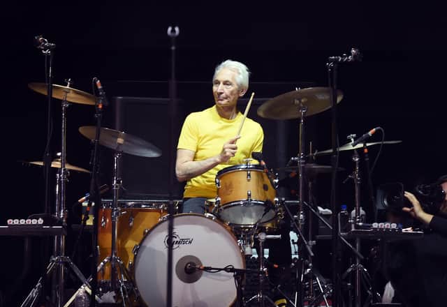 Charlie Watts of The Rolling Stones  (Photo by Kevin Winter/Getty Images)