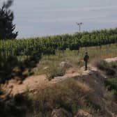 Israeli soldiers deploy in the northern Kibbutz of Misgav Am, near the border with Lebanon (Getty Images)