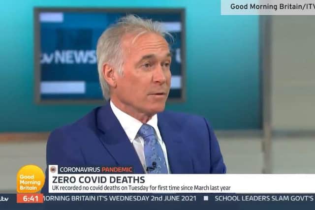 Dr Hilary warned the UK has not reached the “beginning of the end” of Covid-19 (Photo: ITV)