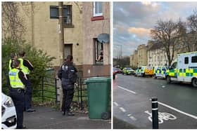 Two rushed to hospital and another two charged after dog attack in 
Craigentinny Road, Edinburgh