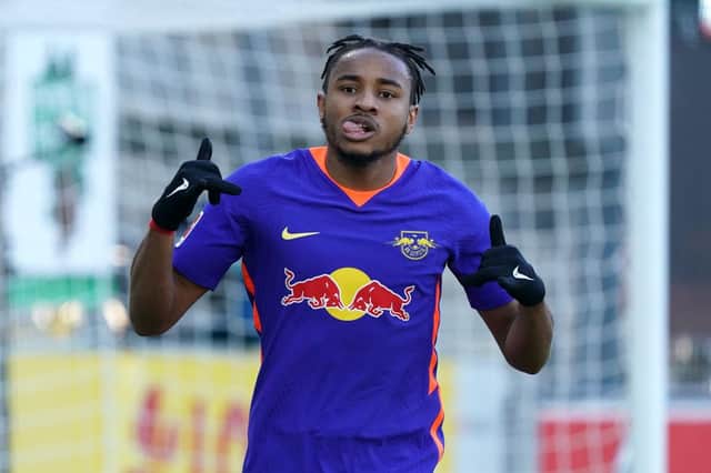 Christopher Nkunku.  (Photo by Thomas Niedermueller/Getty Images)