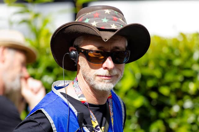 Mark stewarding at a festival in 2024 (Cover Images)