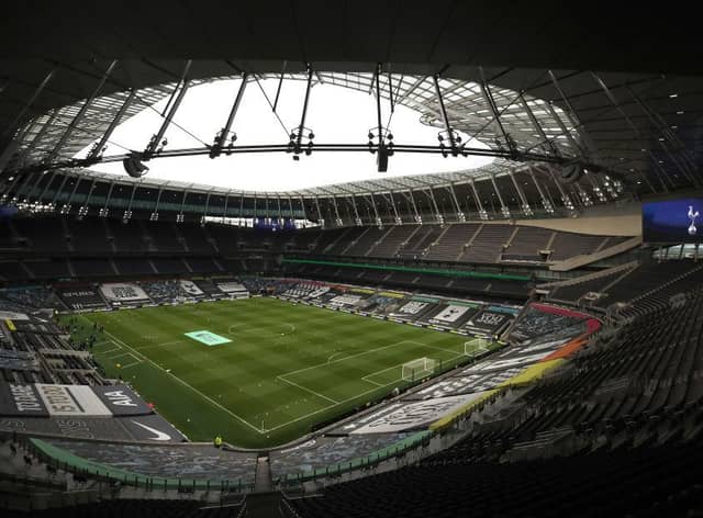 Tottenham Hotspur Stadium. (Photo by Nick Potts - Pool/Getty Images)