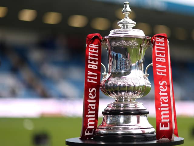 The FA Cup trophy (Photo by Alex Pantling/Getty Images)