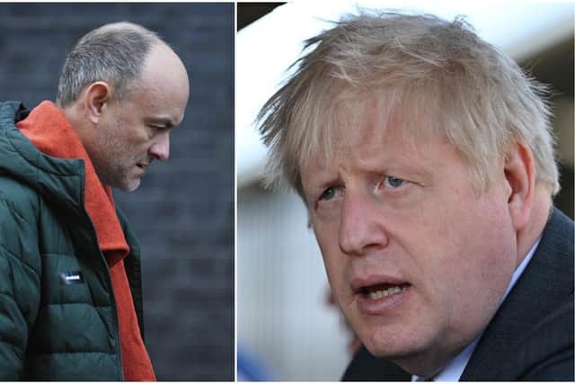 The 'sleaze' claims come amid a public fallout between Boris Johnson and his former top adviser Dominic Cummings (Getty Images)