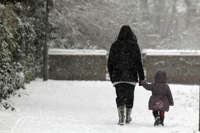 Forecasters warn that nowhere will be "immune" to sleet and snow today