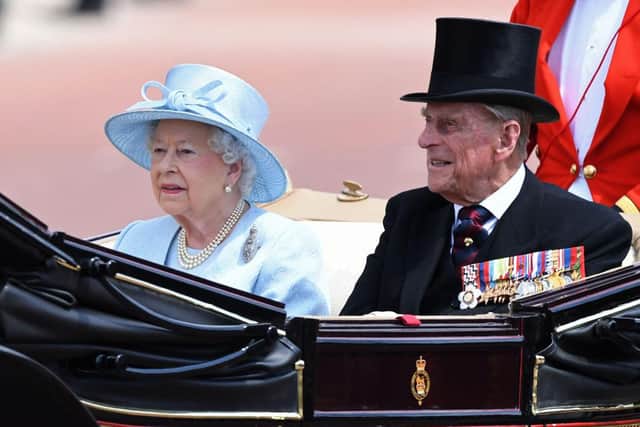 This year will be the first Trooping the Colour without Prince Philip by the Queen's side, she will instead be accompanied by her cousin, the Duke of Kent (Picture: Getty Images 2019)