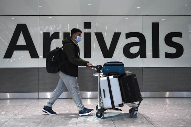 The India travel ban began as 55 cases of the 'double mutant' variant were reported in the UK (Getty Images)