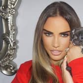 Price later took to Facebook to share snaps of her face following two new facial surgeries, adding that she is pleased with the results (Picture: Katie Price)