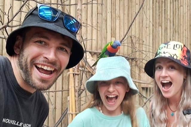 Joe, 33, his wife Emma, 34 along with their teenage daughter Tilly, 12, sold up everything they owned and embarked on the ultimate adventure (Cover Images)