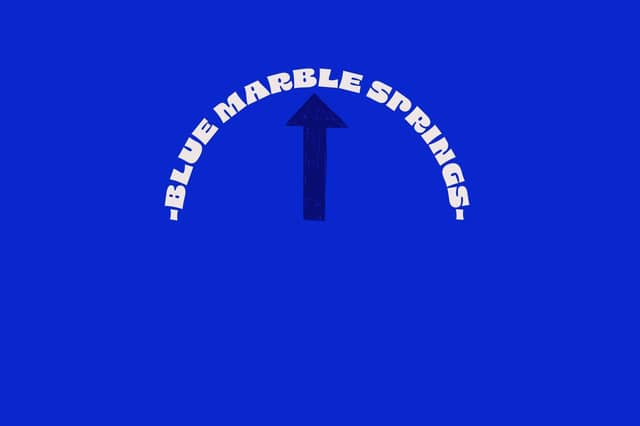Label Design - 'Blue Marble Springs'